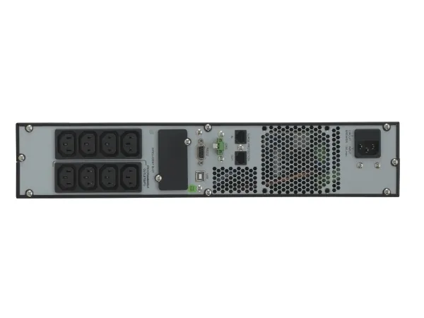 Online USV ZINTO 1000 - UPS (stativ-monterbar / ekstern) - AC 230 V - 900 Watt - 1000 VA - RS-232, USB - output-stikforbindelser: 8 - 2U