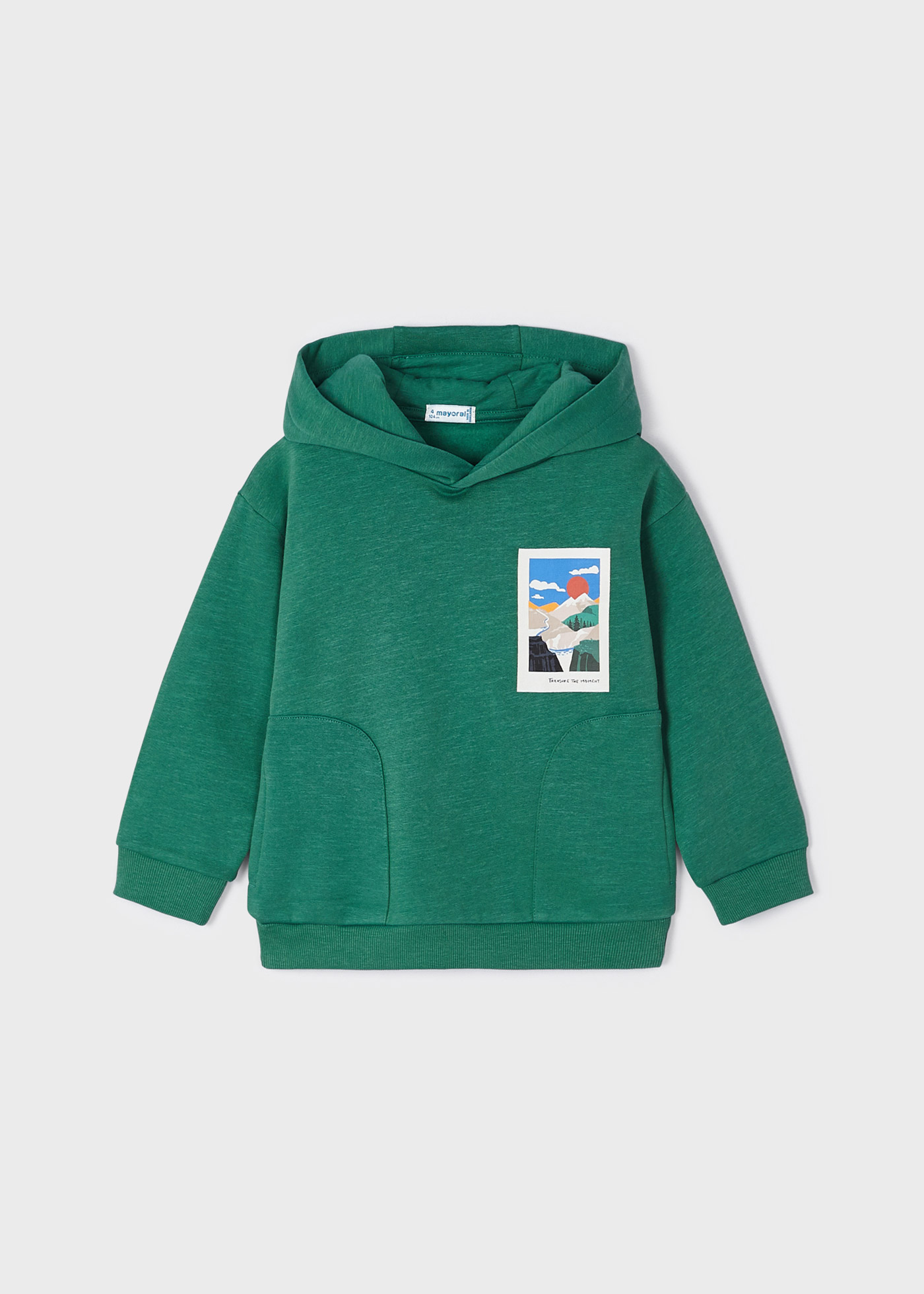Moletom infantil Better Cotton com estampa nas costas