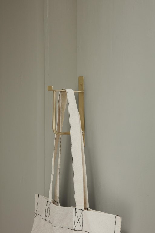 Ferm Living Hang Rack wandkapstok black brass