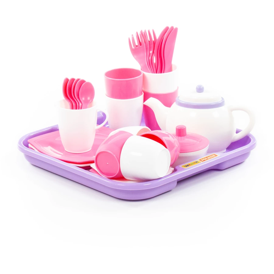 Wader Quality Toys Kaffeeservice mit Tablet für 4 Personen, 36-tlg.