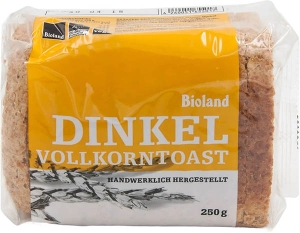 Das Backhaus Dinkelvollkorn Toast, 250 g