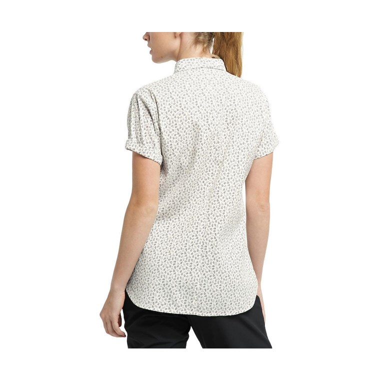 Haglöfs Idun SS Shirt Women Soft White Flower