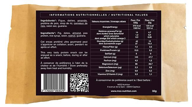 MOS ENERGY BALL - ENERGYBALL FIGUE AMANDE GUARANA BOOST