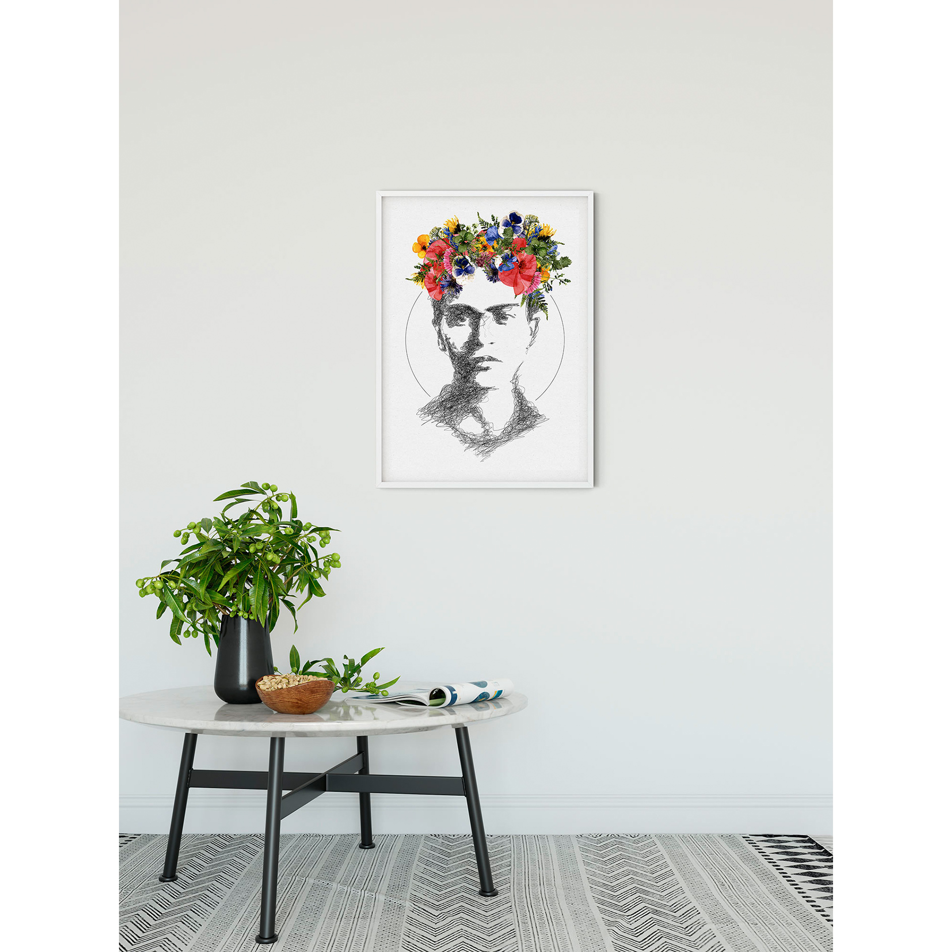 Wandbild VALERIA-MARIANA - bunt - 50x70 cm