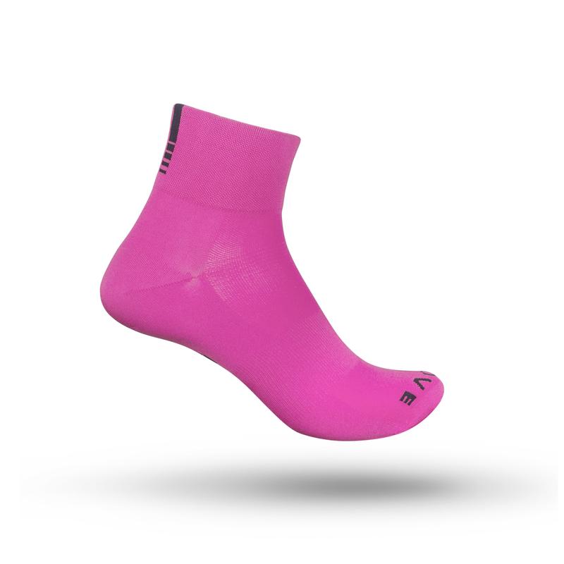 GripGrab Lightweight SL Short Cykelstrømper Pink Hi-vis