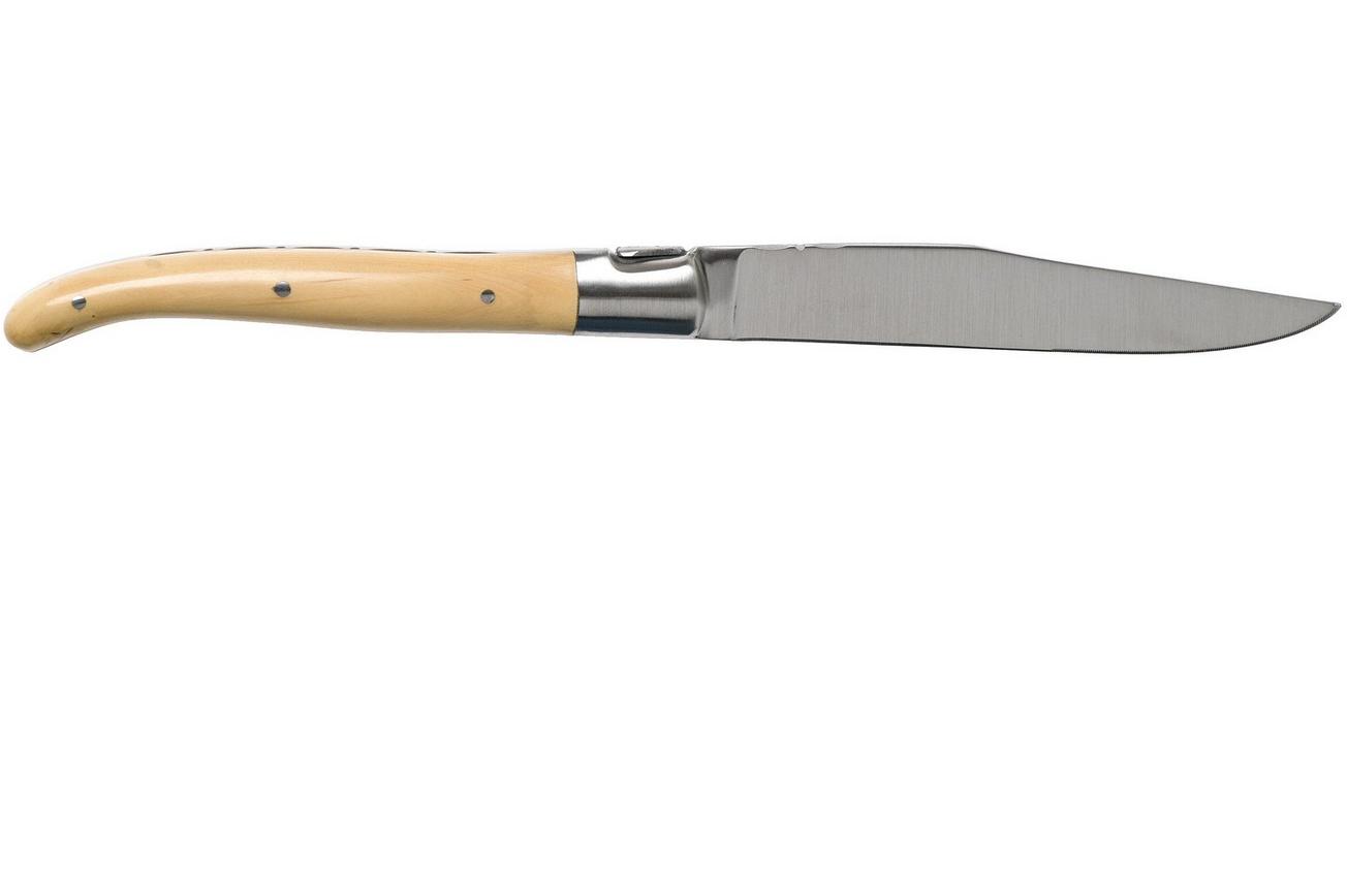Fontenille Pataud Laguiole 2dlg steakmessenset buxushout, LTC2LB