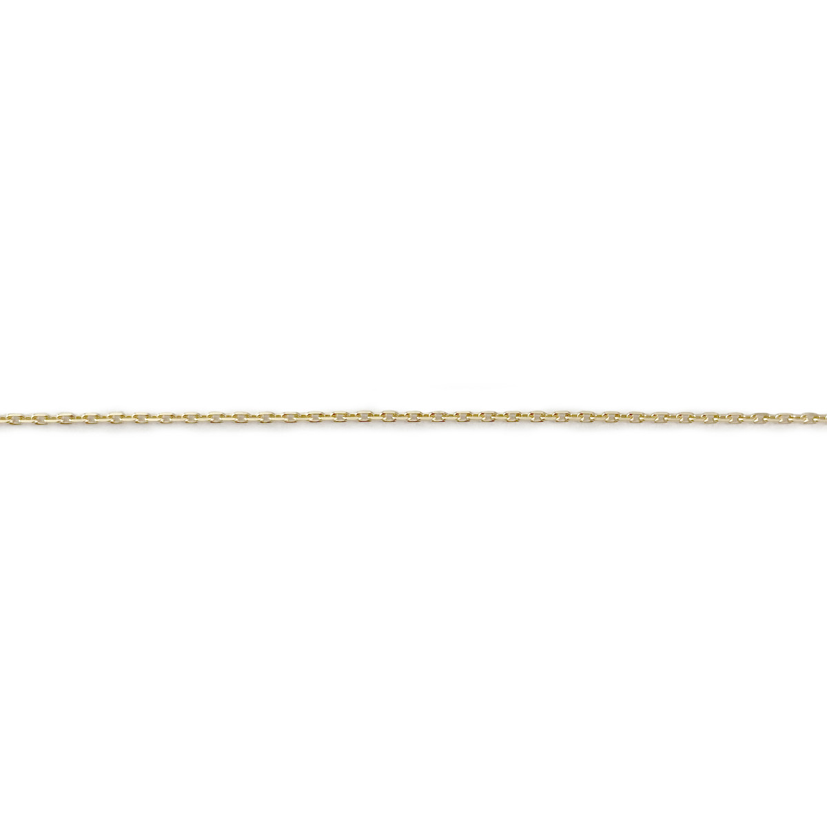 Chaine d'occasion or 750 jaune maillle forçat 40 cm