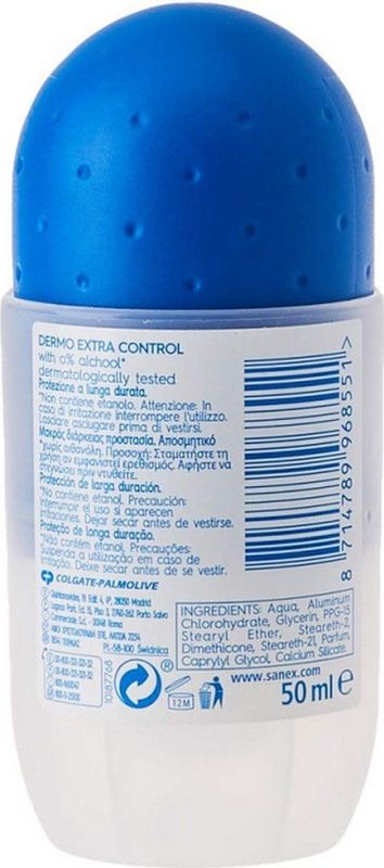 Sanex - Dermo Extra Controle - Deodorant Roll-On - 50 ml