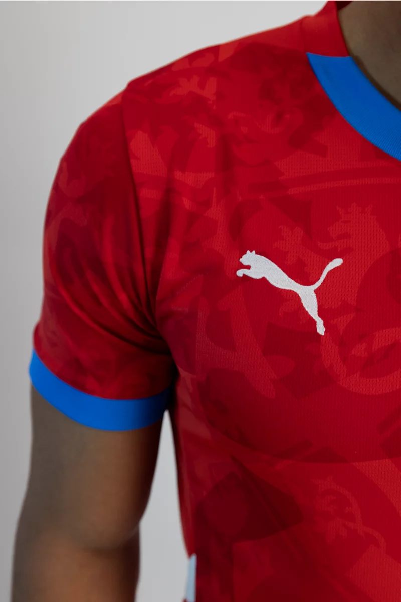 Puma Tschechien Home Replica Herren Fussballtrikot EM 2024