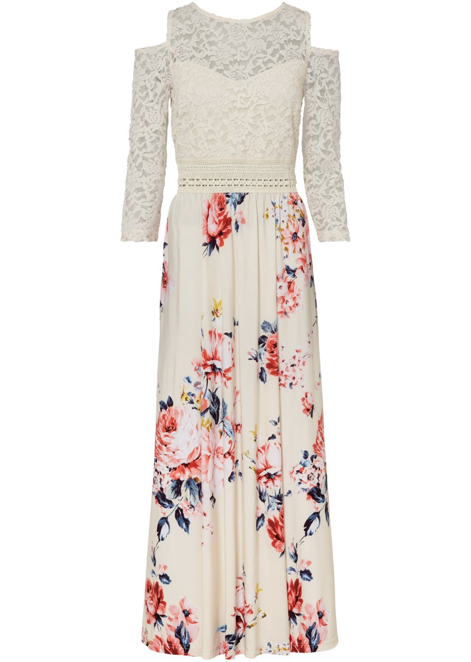 Robe longue à imprimé floral