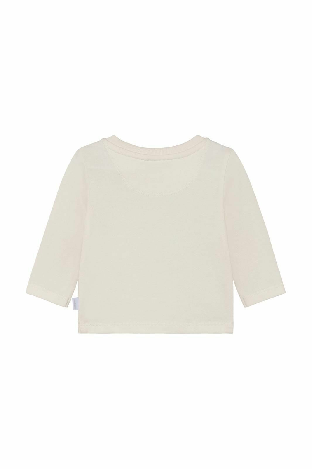 Noppies Baby Longsleeve - backprint - Egret