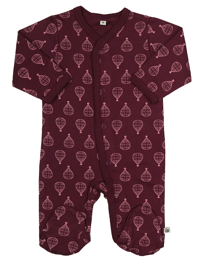 Schlafstrampler MUSTER MIX 2-er Pack in altrosa/lila