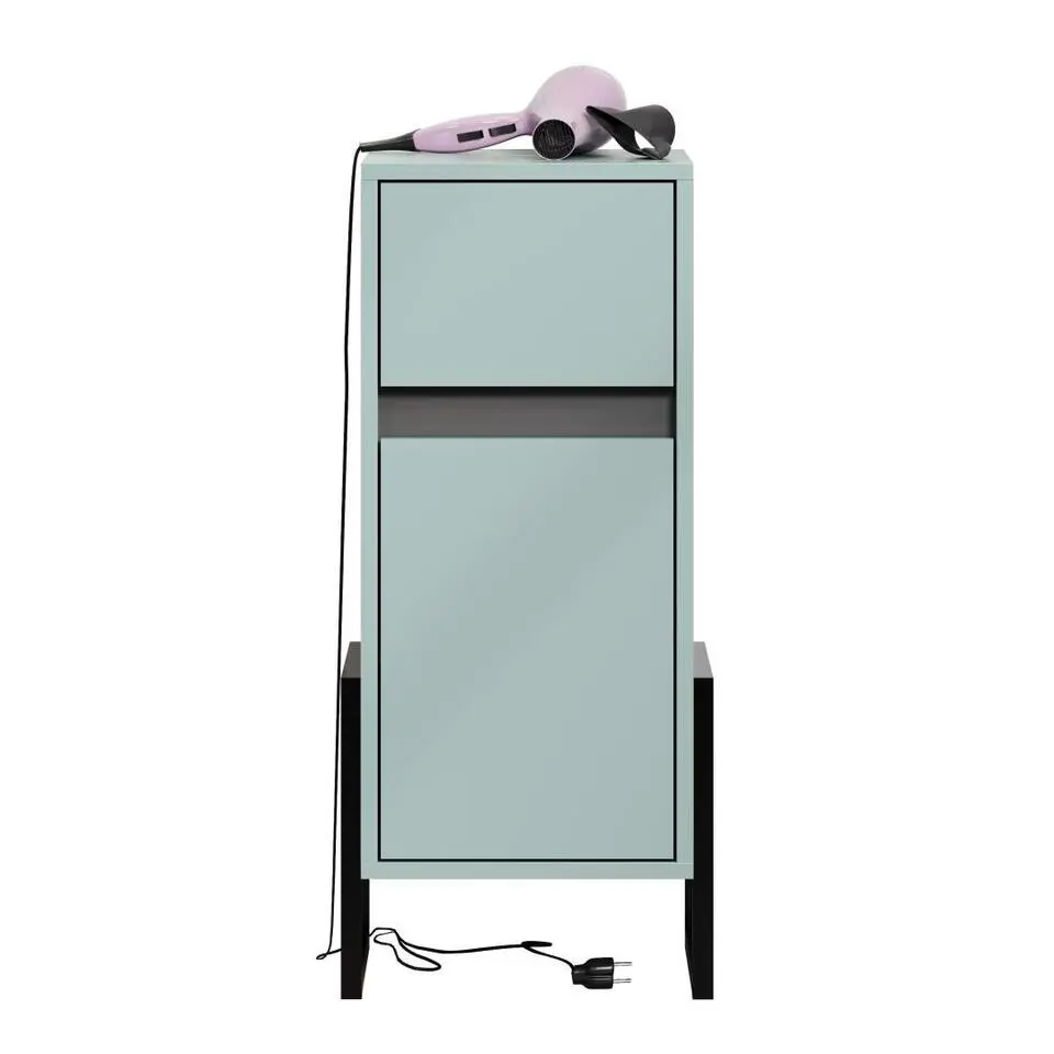Hioshop Matix badkamerkast blauw- grijs