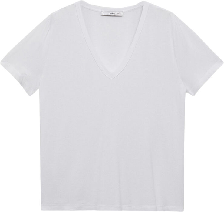 MANGO Short sleeve t-shirt White