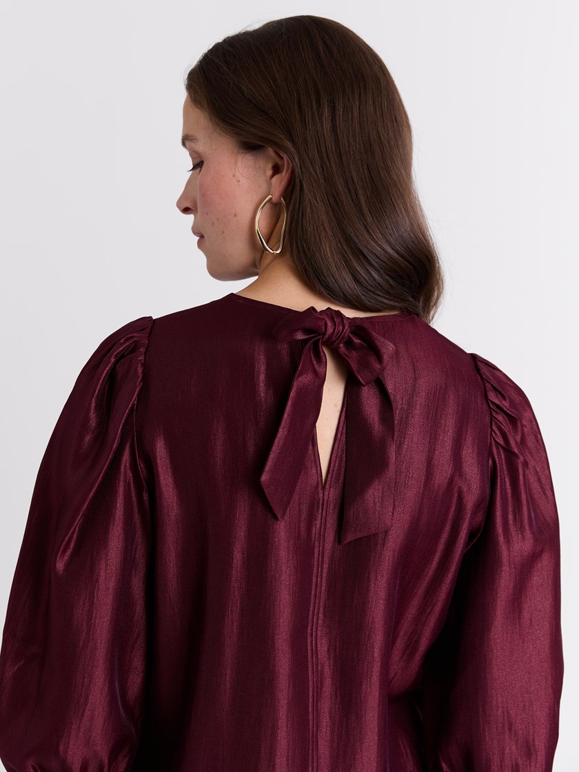 Charlene bluse Burgundy