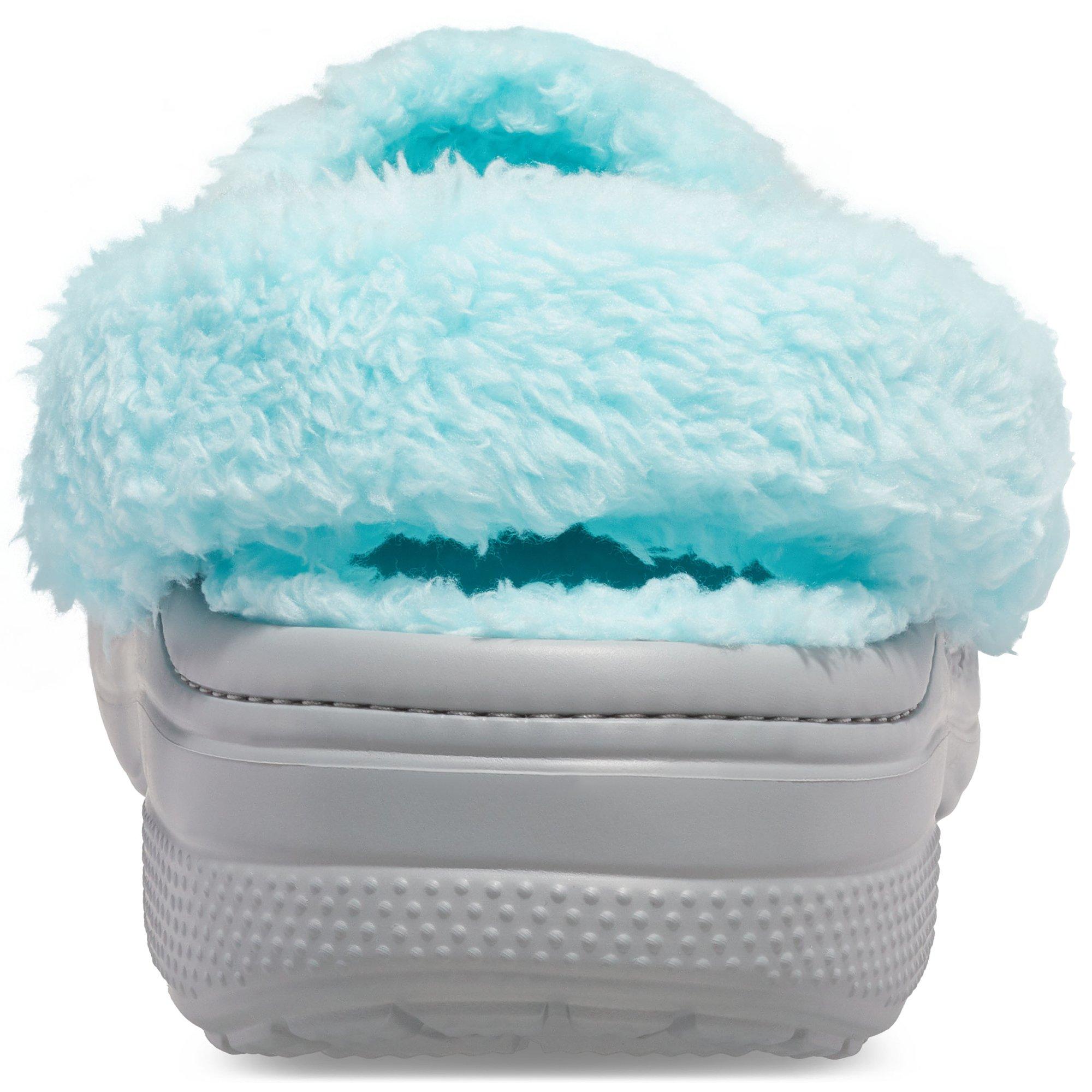 Crocs Baya Lined Fuzz strap Clog Womens