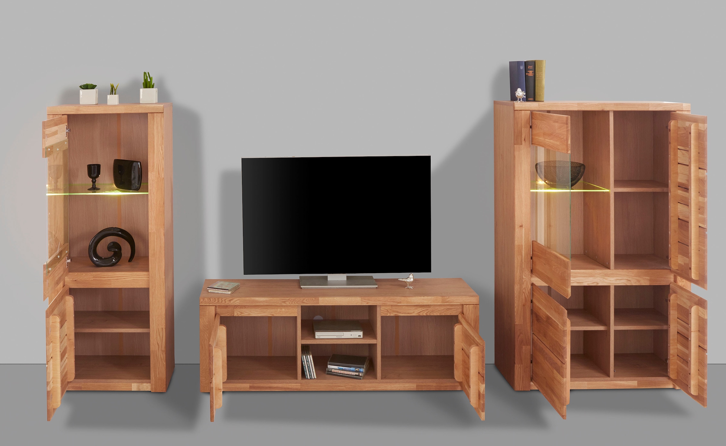Home affaire Wohnwand »Burani« Set, 3 Stk. tlg.
