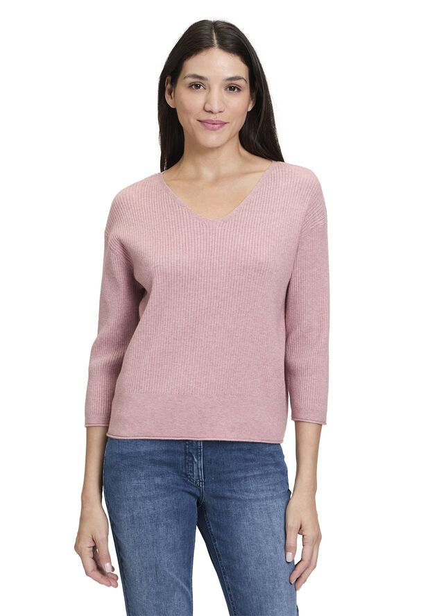 Betty Barclay Strickpullover Ku Pale mauve melange