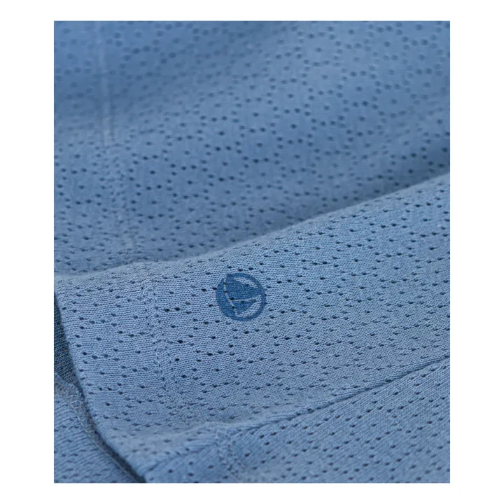 Petit Bateau Nuisette Madiana Ajourée - Collection Femme | Bleu