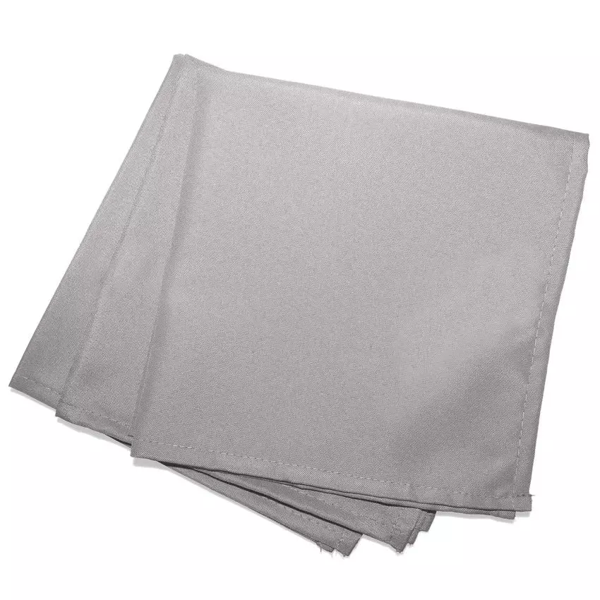 Lot de 3 serviettes (40 x 40 cm) Essentiel Grises
