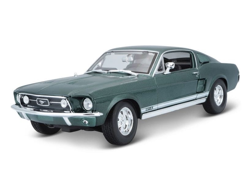 Maisto Ford Mustang 1967 1:18, Dunkelgrün Sammlermodell im Massstab 1:18