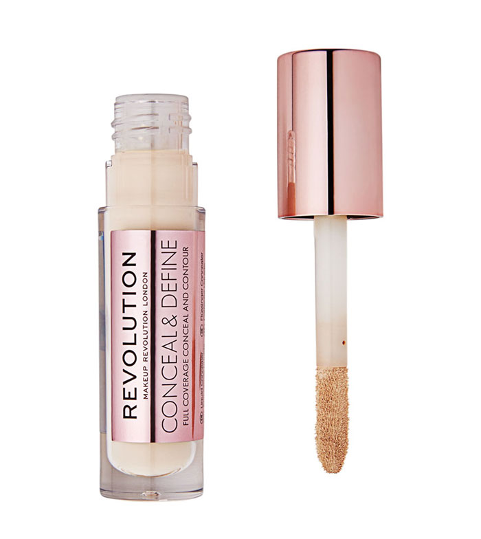 Makeup Revolution - Corretor fluido Conceal & Define - C2