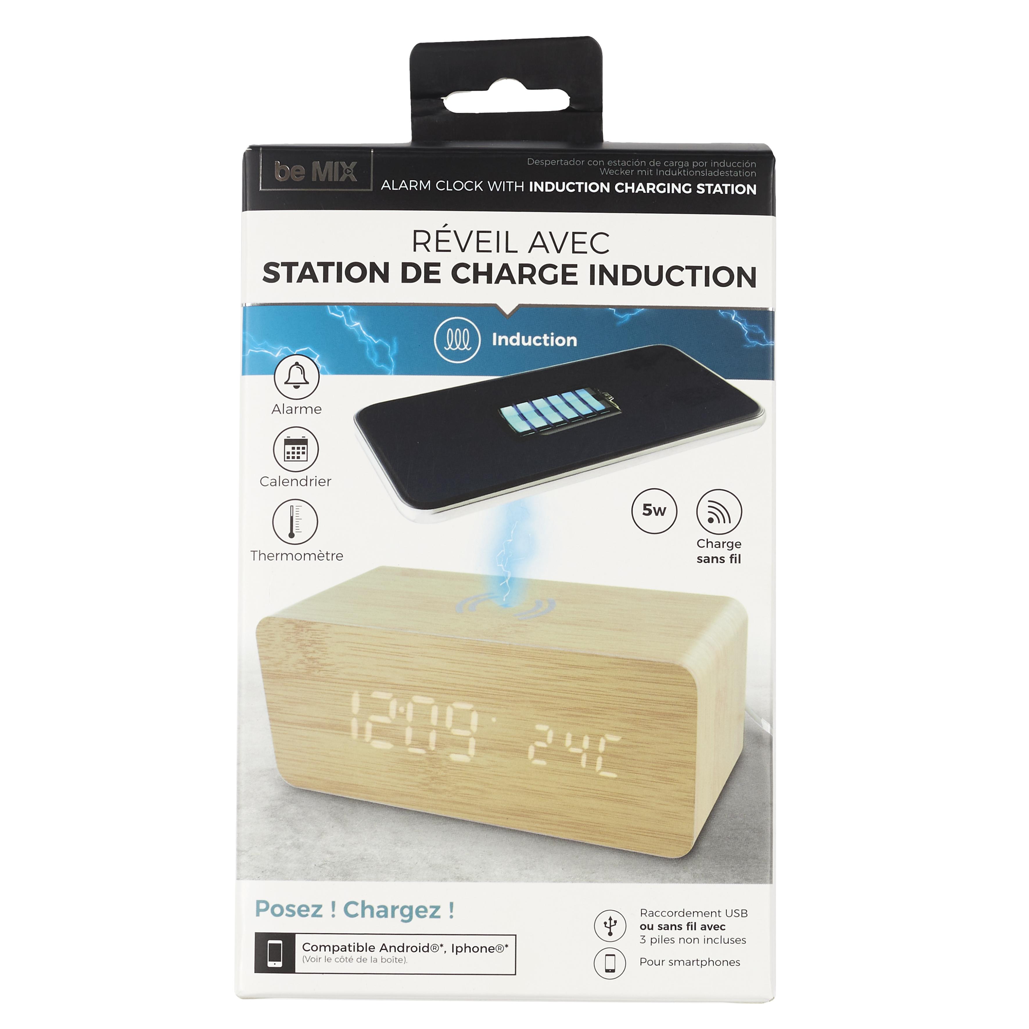 REVEIL CHARGEUR INDUCTION 5W
