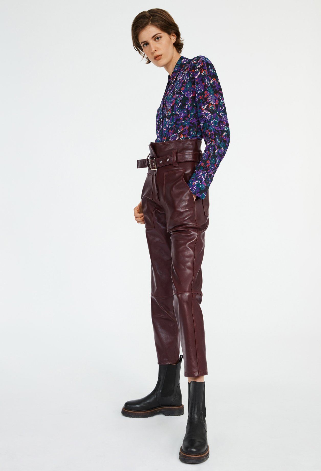 Pantalon cuir
