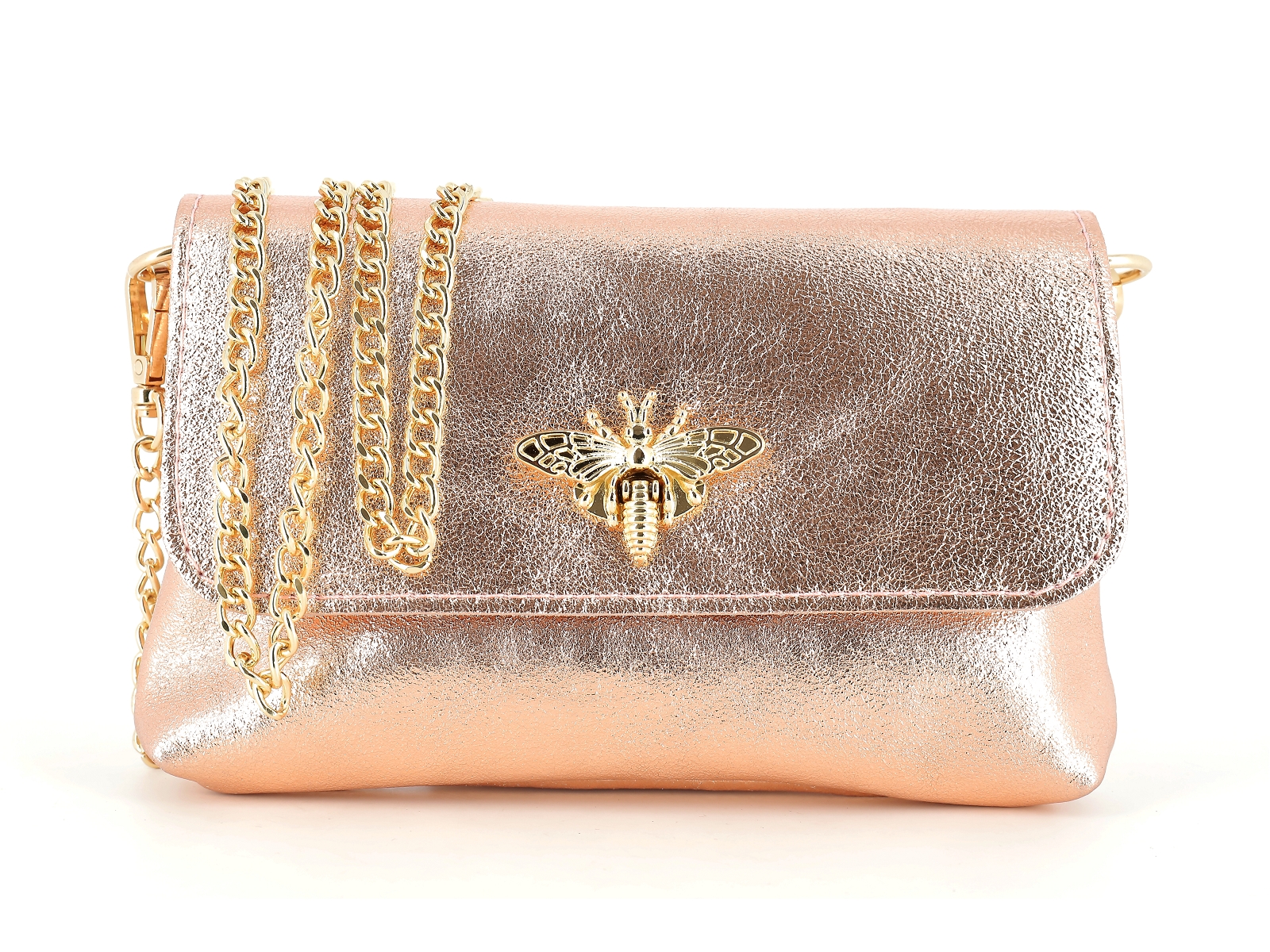 L brand-284 SAC CUIR Cuir Champagne