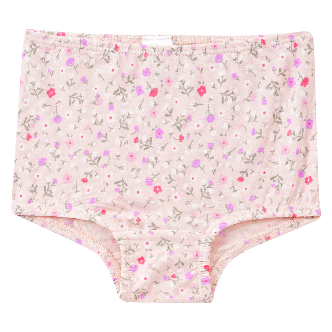 Topomini 3 Baby Pantys mit Blümchen zartrosa / flieder
