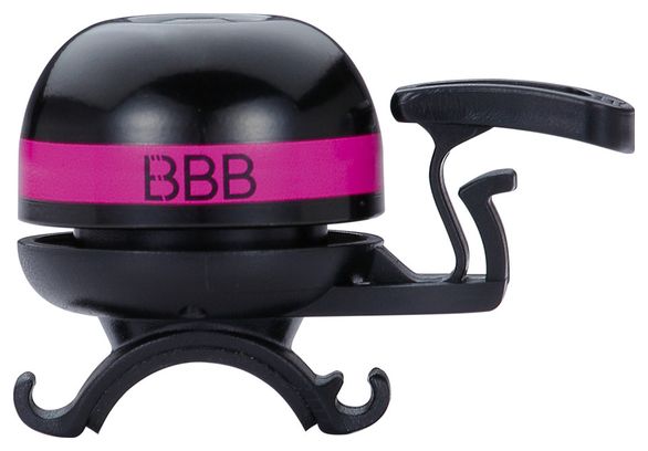 Sonnette BBB EasyFit Deluxe Noir/Magenta