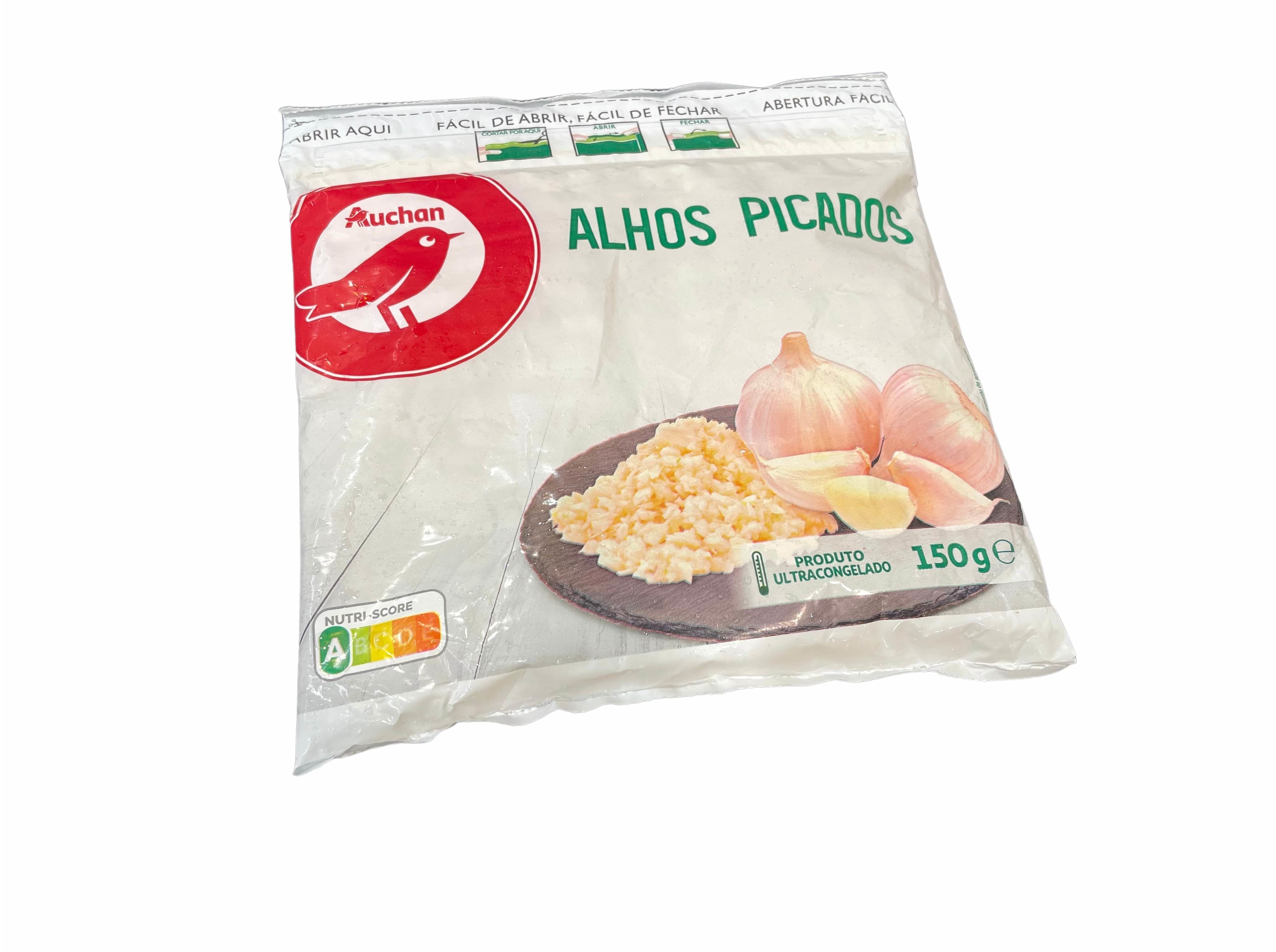 ALHO AUCHAN PICADO 150G