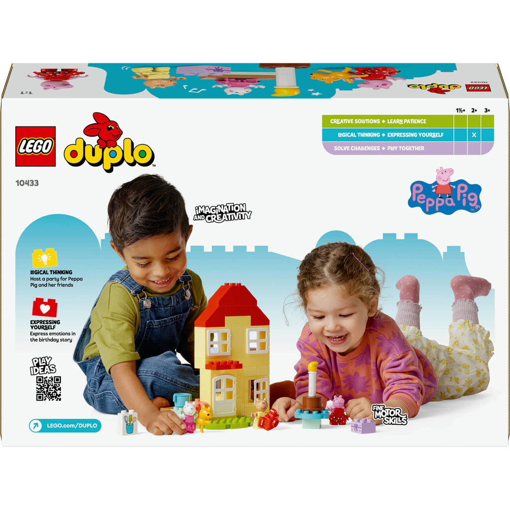 Wauw, heel leuk speelgoed!Peppa Big verjaardagshuis 10433
