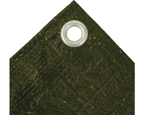 Geweven zeildoek, universeel zeildoek, 90 g/m², groen, 6 x 8 m