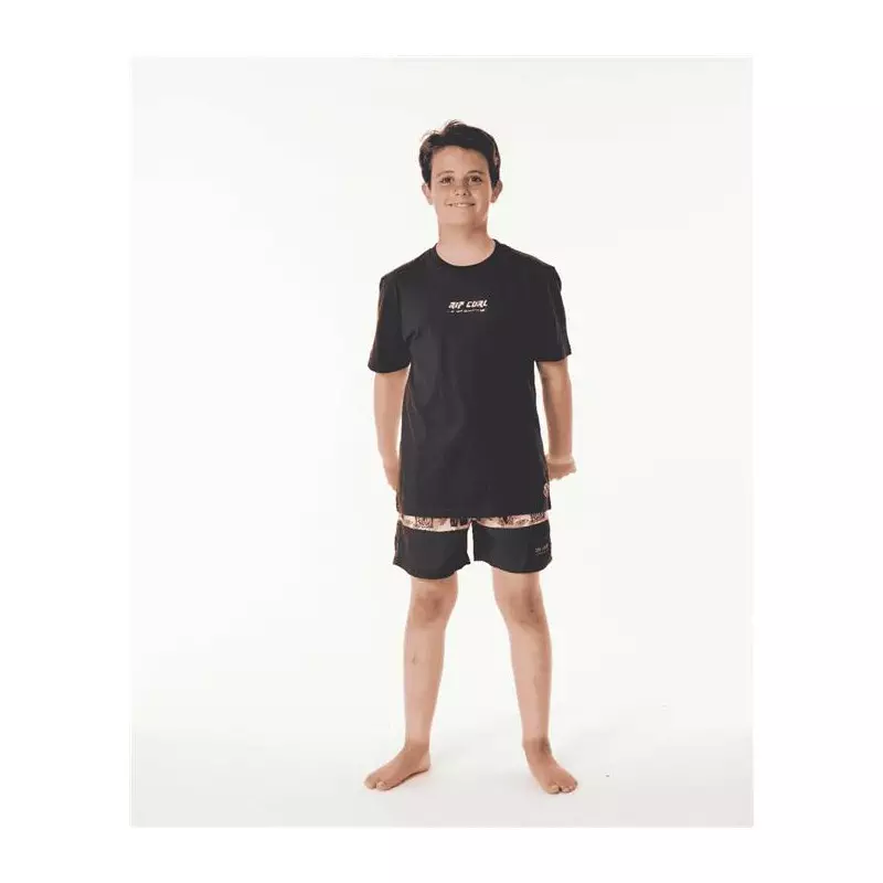Teeshirt junior RIPCURL Pure Surf Art Tee -Boy Washed Black