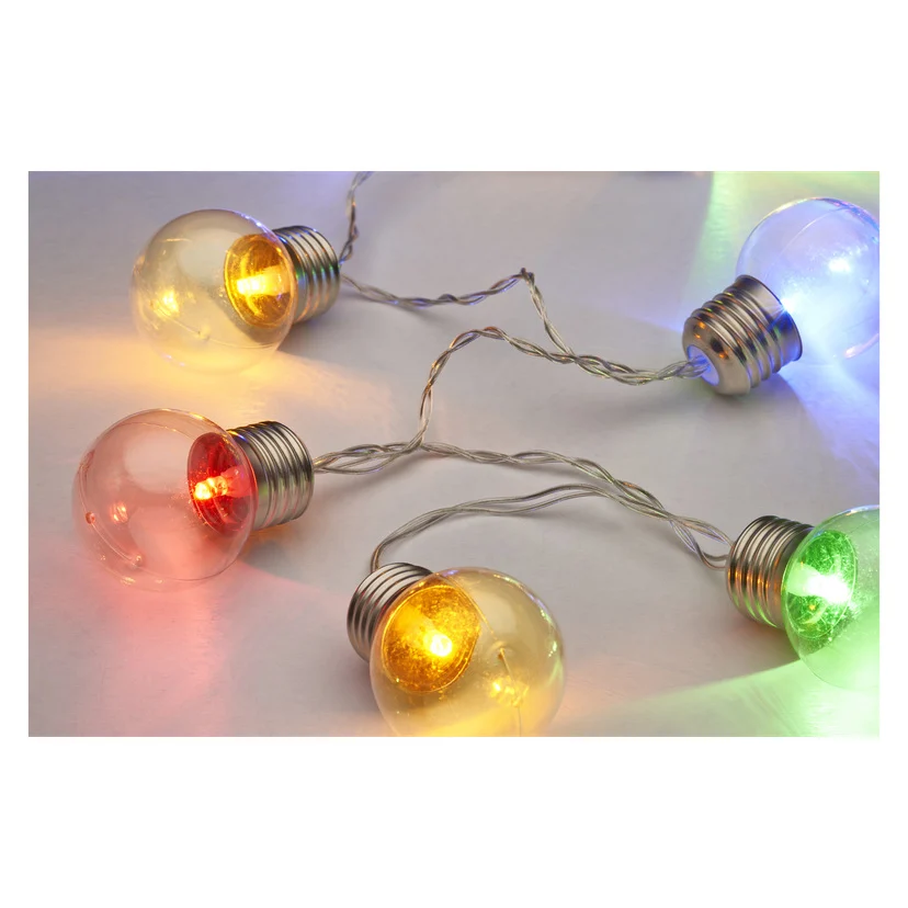 Batteridrevet partyslynge LED 2,1 m IP44