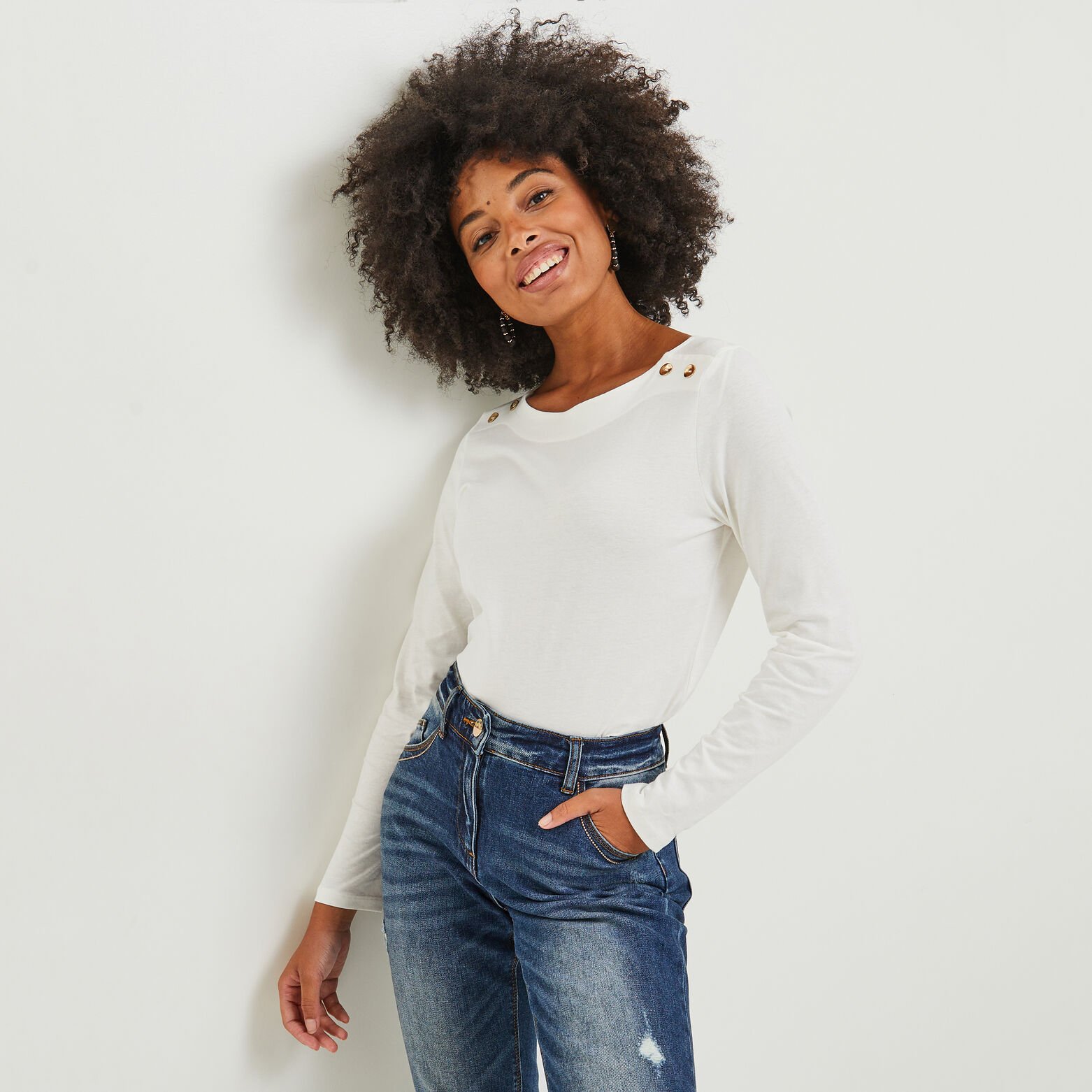 Tshirt uni femme