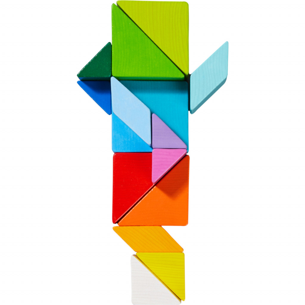 Jeu d’assemblage en 3D Cube Tangram
