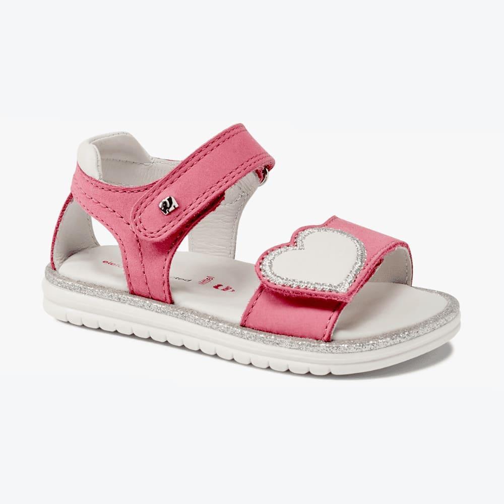 Elefanten Kindersandalen - Fulvia Fuheart Mit Herzmuster - Pink