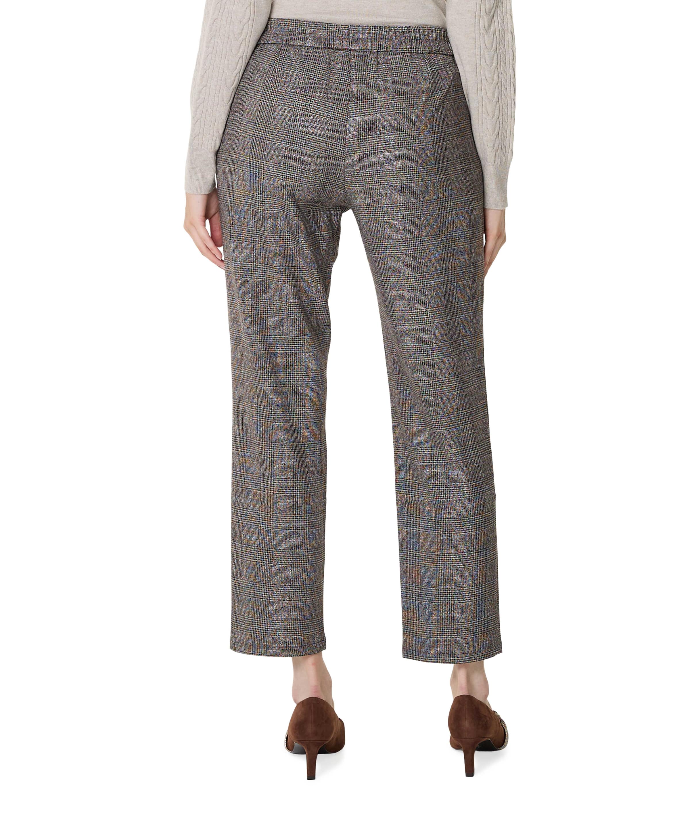 Frank Walder Wide leg dames broek bruin