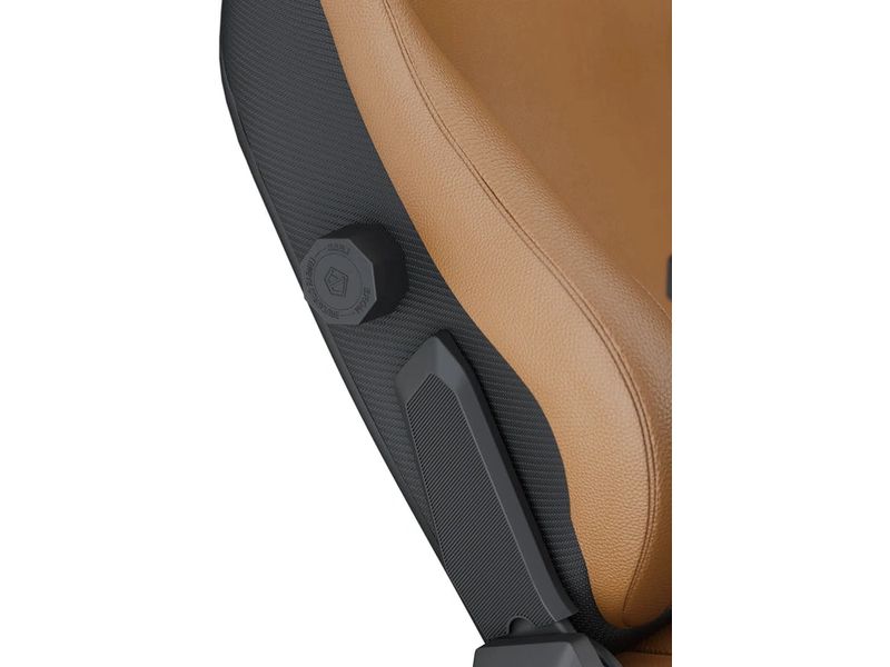 Anda Seat Gaming-Stuhl Kaiser 3 L Braun Gaming-Stuhl aus Kunstleder und mit einer Belastbarkeit von bis zu 120 kg