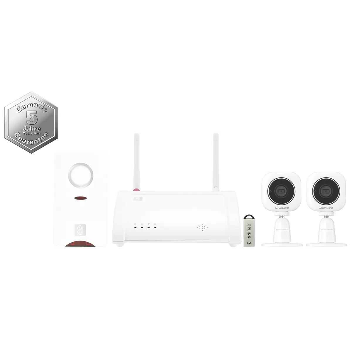 Home Security System weiss