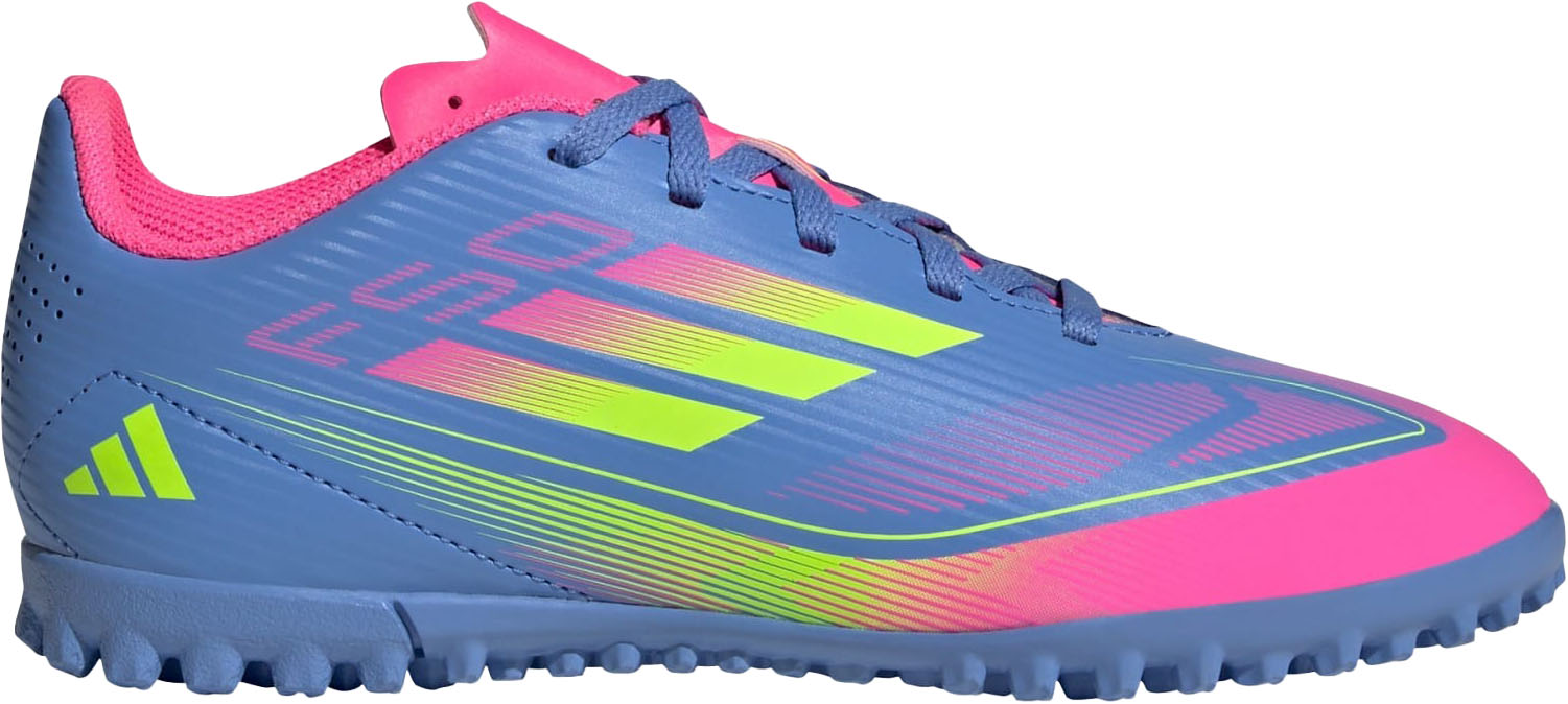 F50 Club TF Junior Blue Fusion/Lucid Lemon/Lucid Pink