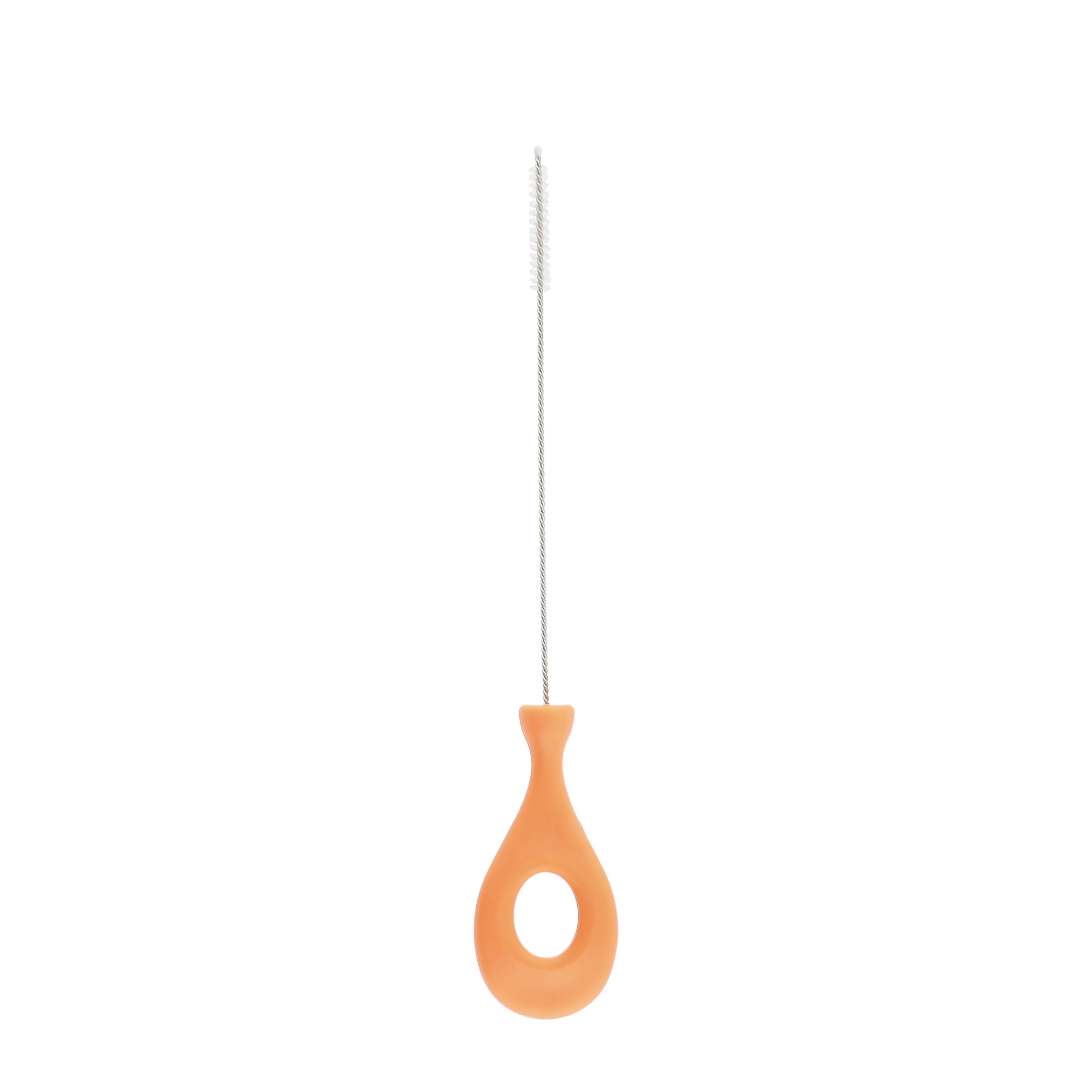 (6-tlg. Set) Elektrische Silikon Baby Flaschenbürste USB Fläschchen Reiniger IP65 inkl. Aufsätze   Greifzange  - Blau / Orange