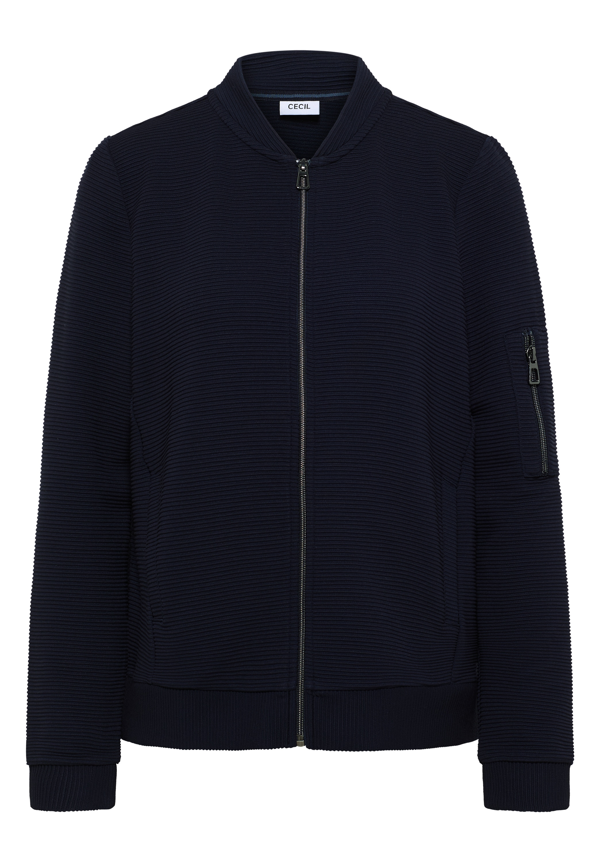 Cecil Blouson mit Reissverschluss, im Ottoman-Look