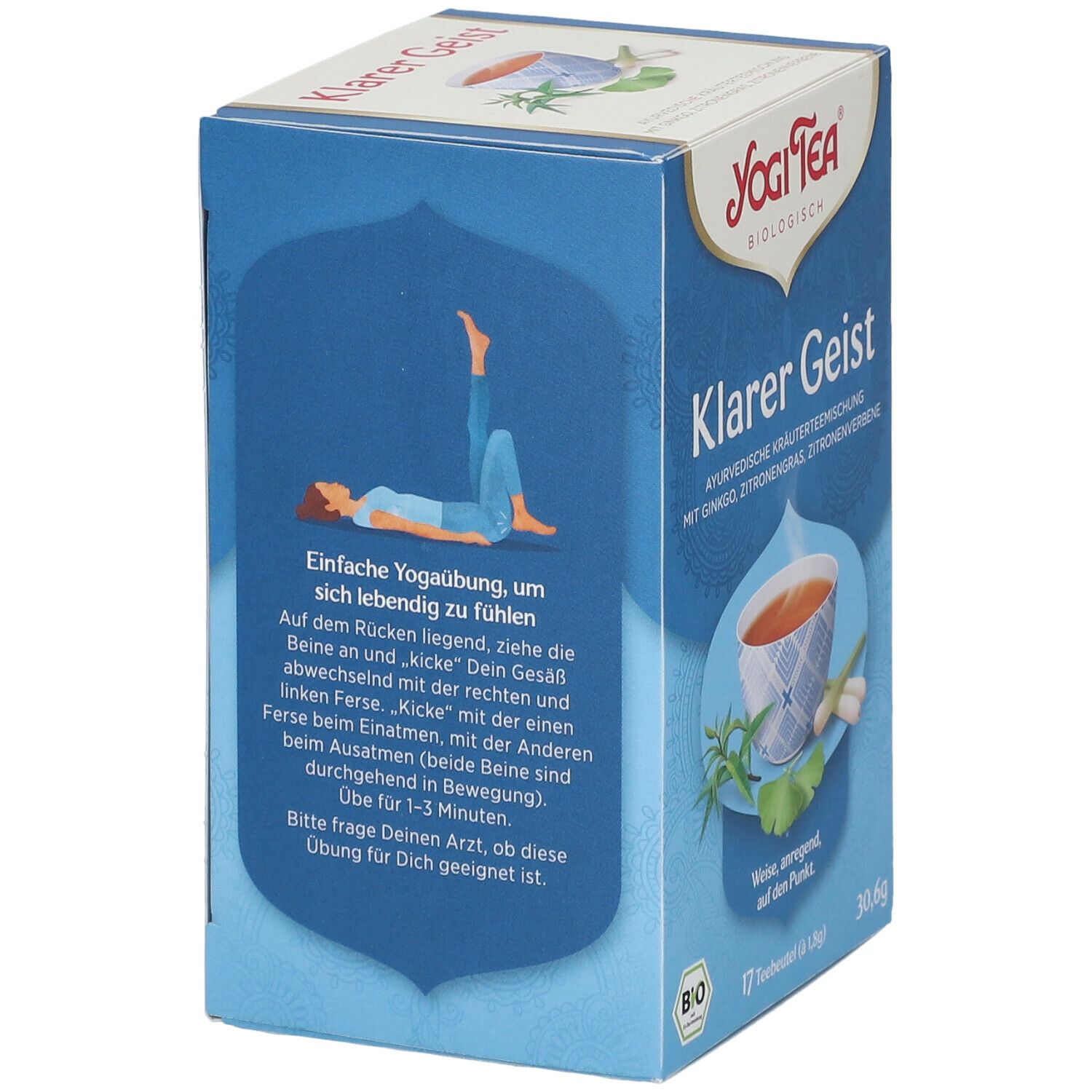 YOGI TEA® Klarer Geist, Bio Kräutertee