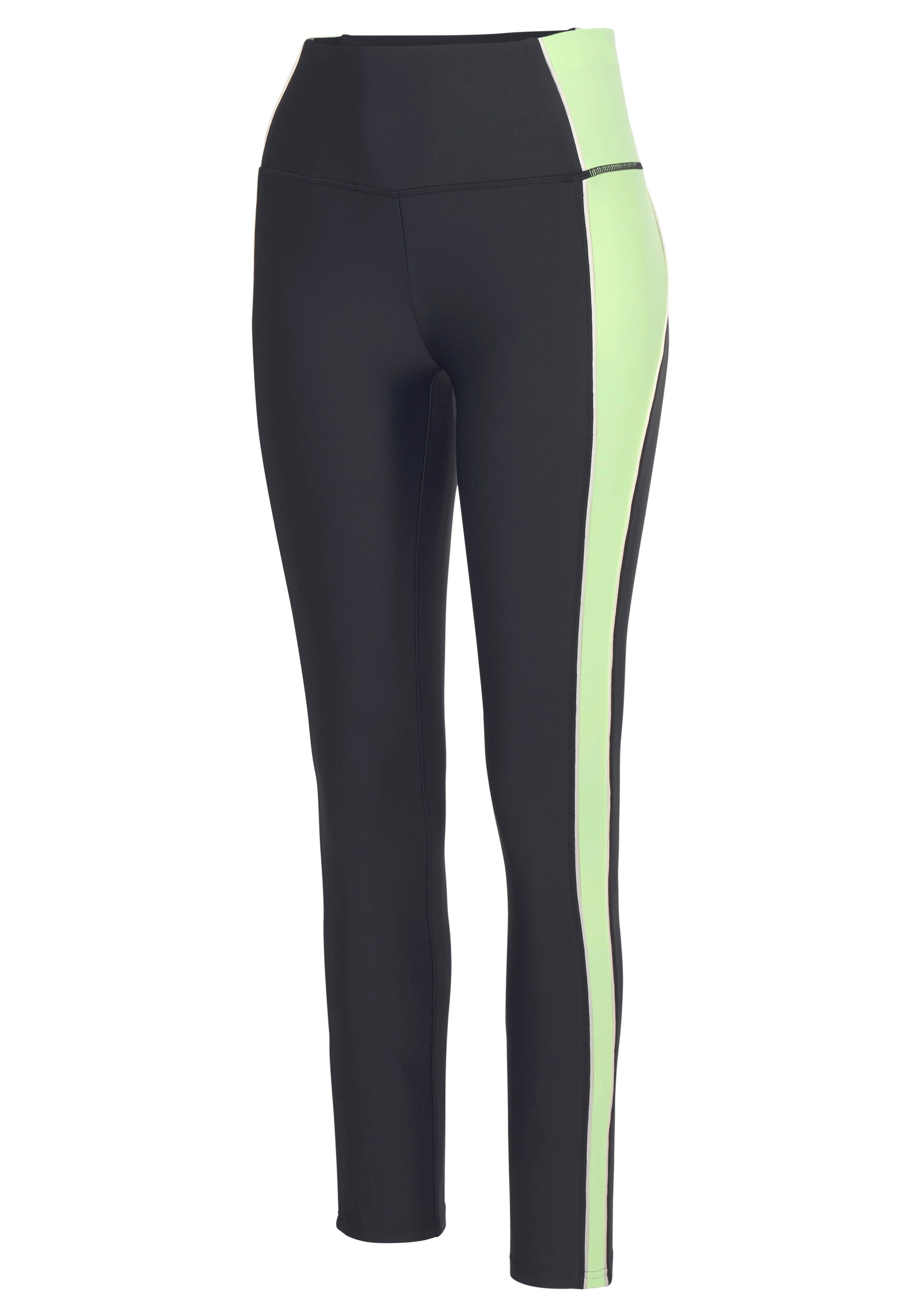 LASCANA ACTIVE Leggings  Sporthose mit farblich abgesetztem Seitenstreifen