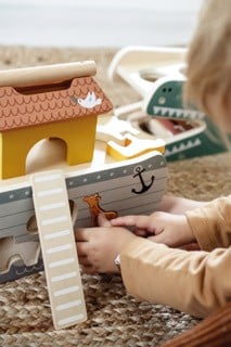 Small Foot - Noah's Ark Sorteringskasse Safari - (I-SF12456)
