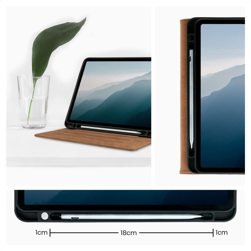 Rosso - Element - Hoes - Bruin - Voor Samsung Galaxy Tab A8