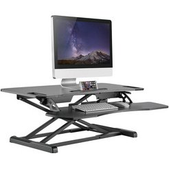 Garniture de bureau assis/debout, hauteur réglable